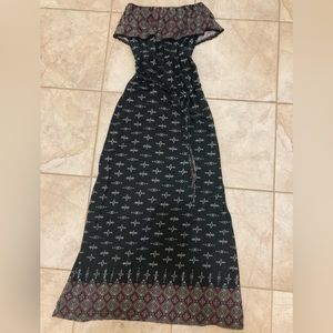 Full Length Strapless Spring or Summer Dress